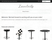 Tablet Screenshot of luxvelocity.com